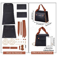 1 set di kit fai da te per realizzare borse a tracolla&nbsp;DIY-PH0009-57