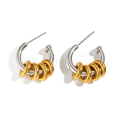 Boucles d'oreilles à tige en acier inoxydable 304 pour femmes&nbsp;JZ7724-2