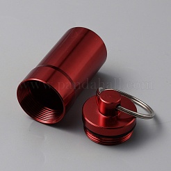 Petit cas de pilule extérieur d'alliage d'aluminium portatif&nbsp;KEYC-WH0029-92A