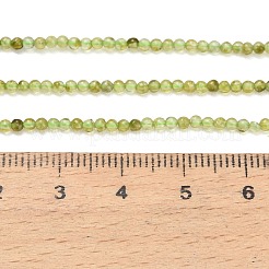 Natürlichen Peridot Perlen Stränge&nbsp;G-A322-A07-2mm