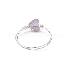 7 Stück Messing-Fingerringe für Damen&nbsp;RJEW-JR00854