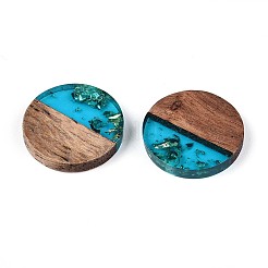 Pendenti in resina e legno di noce&nbsp;RESI-T057-39E