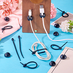 20 Stück Kabel-Organizer aus PVC-Kunststoff&nbsp;AJEW-TA0002-51A
