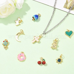 10 pendentif en émail de 10 styles&nbsp;KK-YW0004-51