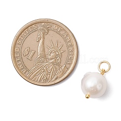 Natürliche Barockperle Keshi Perle Anhänger&nbsp;PALLOY-JF04627-01