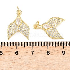 Ottone micro spianare pendenti zirconi&nbsp;KK-C162-087C-G