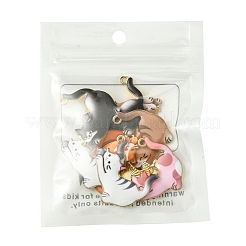 10pcs pendentifs en émail en alliage de placage en rack&nbsp;FIND-FS0002-53A