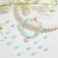 2 brin de perles de jade malaisien naturel&nbsp;G-OC0004-39
