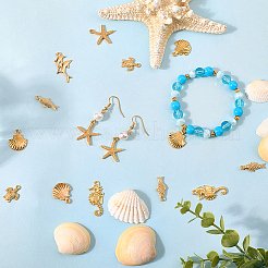 60 Stück 6 Stile Ozean Thema Legierung Anhänger Sets&nbsp;FIND-SC0016-91