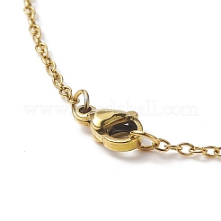 Losange fait à la main motif de métier à tisser pendentifs de graines de verre colliers avec gland&nbsp;NJEW-MZ00012