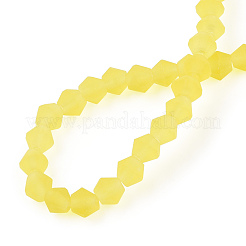 Imitar hebras de cuentas de vidrio esmerilado de vidrio austriaco&nbsp;EGLA-A039-T6mm-MD