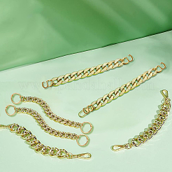 6 pieza de dije de cadena para zapatos de plástico ABS y acrílico de 3 estilos&nbsp;DIY-PH0008-57