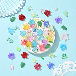 500 kit per la creazione di gioielli con foglie e fiori&nbsp;DIY-SC0031-74