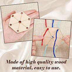 24 herramienta de madera para accesorios de telar de tejer&nbsp;TOOL-GA0001-90C-01