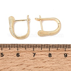 Orecchini a cerchio in ottone per le donne&nbsp;KK-CBACA55-05G
