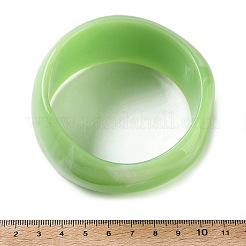 Zweifarbige Acryl-Armreifen&nbsp;BJEW-F538-02A