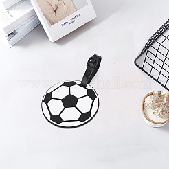 2 Stück PVC-Gepäckanhänger im Sportball-Stil&nbsp;AJEW-DJ0004-63A