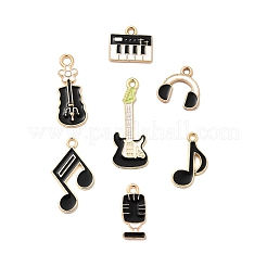 14 stücke 7 stile musik thema legierung emaille anhänger&nbsp;FIND-FP0002-97