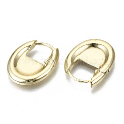 Laiton Huggie boucles d'oreilles&nbsp;EJEW-N011-41G-NF