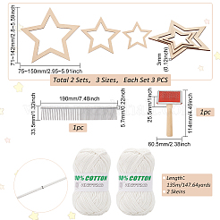 Stern Makramee Quaste Dekoration DIY Kits&nbsp;DIY-OC0012-09C