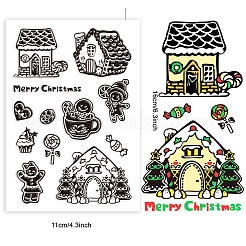 Individuelle transparente Stempel aus PVC-Kunststoff&nbsp;DIY-WH0448-0086
