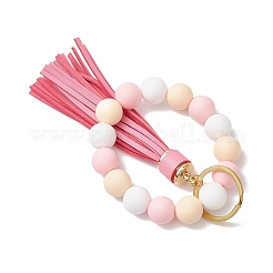 Portachiavi con nappa in similpelle per San Valentino&nbsp;KEYC-JKC01122