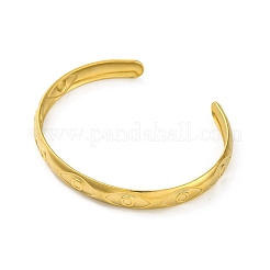 Ionenplattierung (IP) 304 Edelstahl-Manschettenarmbänder für Frauen&nbsp;BJEW-G729-03G
