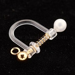 Accessori per orecchini a clip in acciaio inossidabile 304&nbsp;STAS-G247-04G