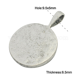 Pendente in lega basi per cabochon&nbsp;PALLOY-2419-AS-FF