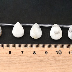 Natürliche weiße afrikanische Opalkorne Stränge&nbsp;G-Q183-B11-01
