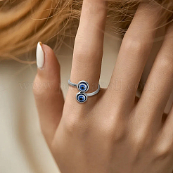 4 bague de manchette réglable en acier inoxydable et résine pour femme&nbsp;RJEW-GO0001-11