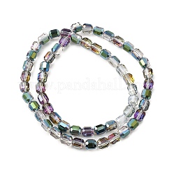 Chapelets de perles en verre électroplaqué&nbsp;GLAA-G112-07I