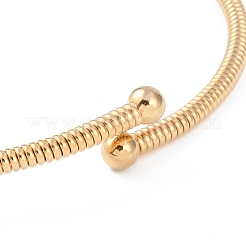Collares elásticos de acero inoxidable 304 con revestimiento iónico (IP)&nbsp;NJEW-S433-01G