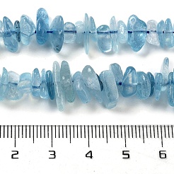 Natürliche Aquamarin Chip-Perlen Stränge&nbsp;X-G-E271-96