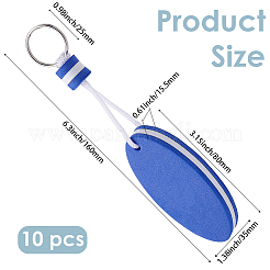 10 llavero de plástico de hierro&nbsp;KEYC-GF0001-27B