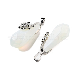 Pendenti a goccia sfaccettata in opalite&nbsp;G-Q163-04P-04