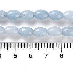 Natürliche weiße Jade perlen Stränge&nbsp;G-I369-B18-01D