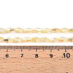 Trasparenti perle di vetro placca fili&nbsp;GLAA-K064-05A-01C