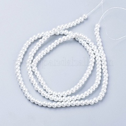 Chapelets de perles en verre nacré&nbsp;HY-6D-B01
