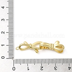 Gestellplattierte Messing-Knotenfaltverschlüsse&nbsp;KK-K349-12G