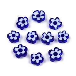 Millefiori a mano fili di perline di vetro&nbsp;LAMP-N029-017B-12