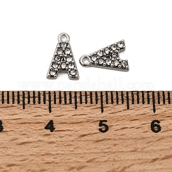 Buchstabe 304 Edelstahl Strass Charms&nbsp;STAS-H240-24A-P