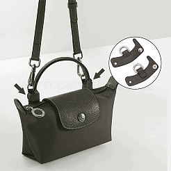 Ledertaschengriffe und unbeschädigter dreieckiger Schnallenverbinder der Tasche&nbsp;FIND-WH0191-13B