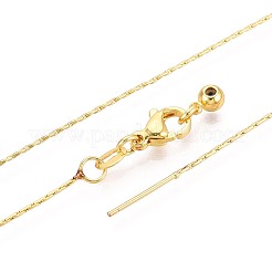Colliers à maillons Boston en laiton&nbsp;LS-NJEW-B119-01G