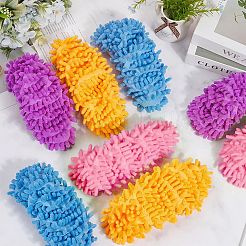 8 Stück 4 Farben Chenille & Korallensamt&nbsp;AJEW-CN0003-02