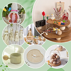 100 pièces de perles en bois non finies&nbsp;WOOD-GA0001-60