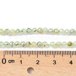 Chapelets de perles en préhnite naturelle&nbsp;G-S300-12-3mm-01