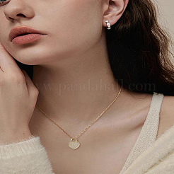 2pcs pendentifs en laiton micro pavé de zircone cubique&nbsp;ZIRC-LP0001-47