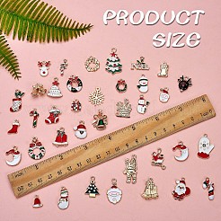 100pcs breloques en alliage d'émail de noël&nbsp;JX156A