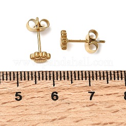Boucles d'oreilles à tige en acier inoxydable 304 pour femmes&nbsp;EJEW-G459-01A-G